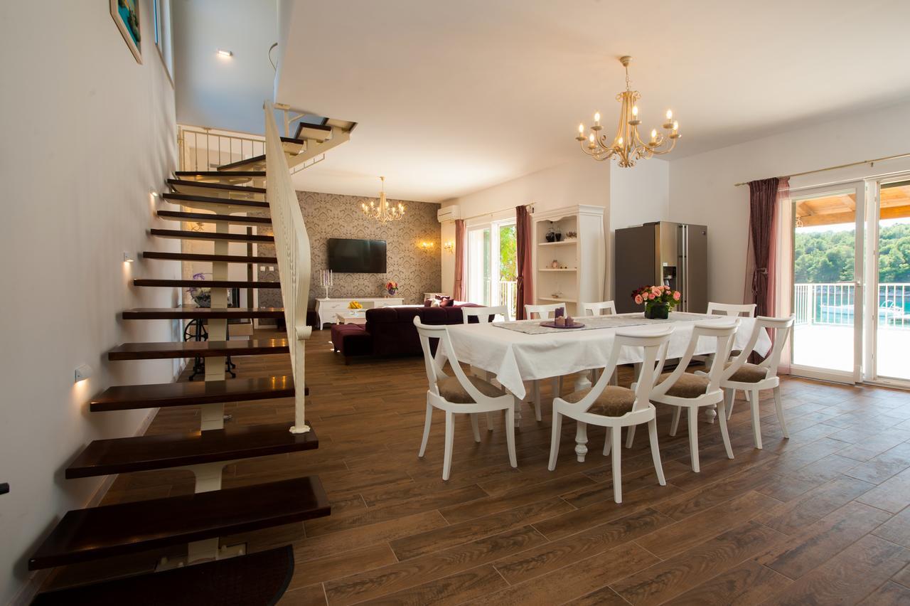 Luxury Villa Kate - In Lucice Bay With Turquoise Sea, Amazing Seaviews, And Heated Pool Milna  Exterior photo